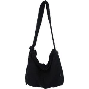 Crossbody Canvas Bag Hobo Hippie Sling Purses for Travel, Office, Shopping
